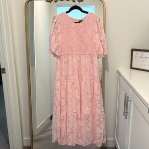 Elegant Pink Women's Dress